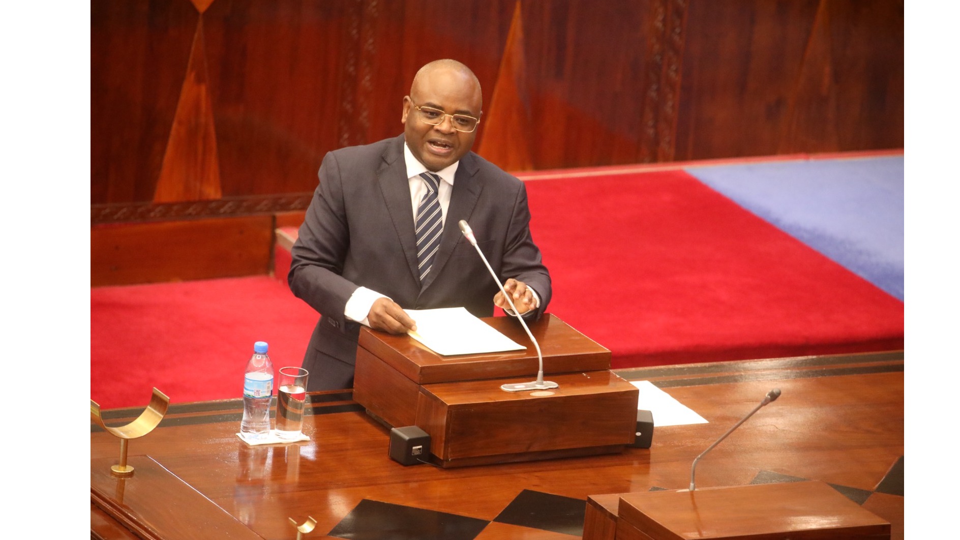 MINISTER OF STATE, PRESIDENT’S OFFICE, PLANNING AND INVESTMENT PROF. KITILA ALEXANDER MKUMBO (MB.), PRESENTING TO PARLIAMENT THE PROPOSALS OF THE NATIONAL DEVELOPMENT PLAN FOR THE YEAR 2024/2